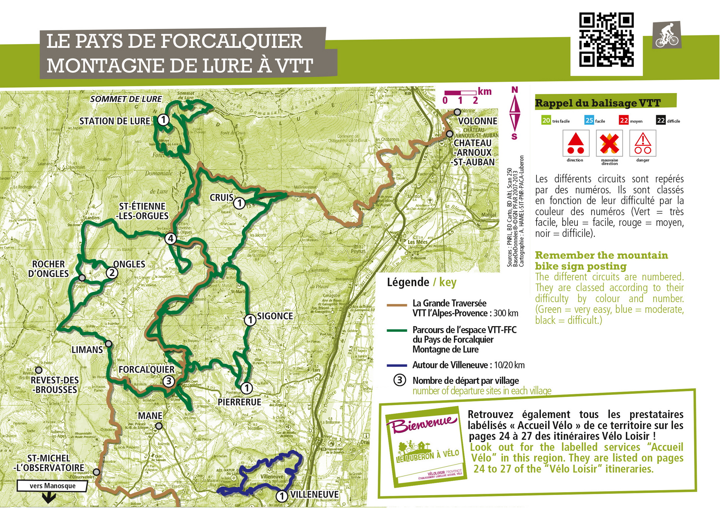 Randonnées à vélo entre Lure et Forcalquier FONTAINE NEUVE